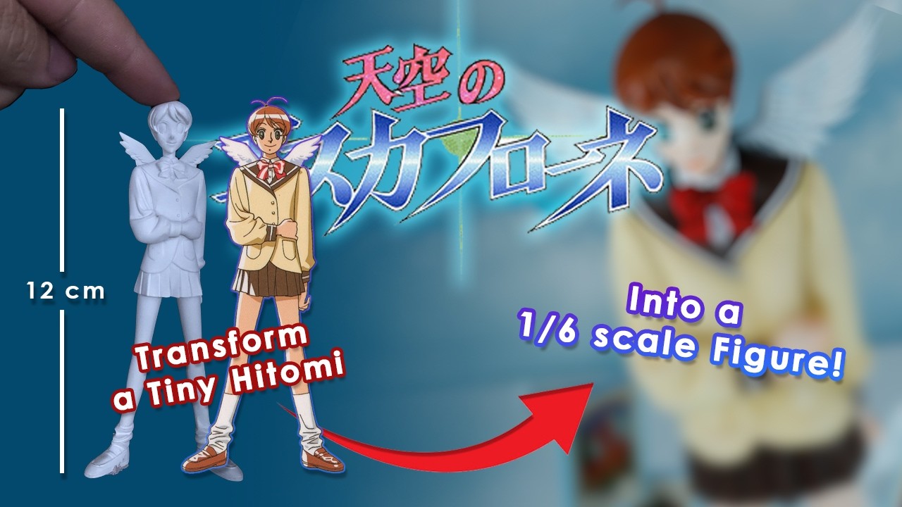 Escaflowne Revival!✨ I Used 3D Technology to create a OOAK Hitomi Resin Figure!