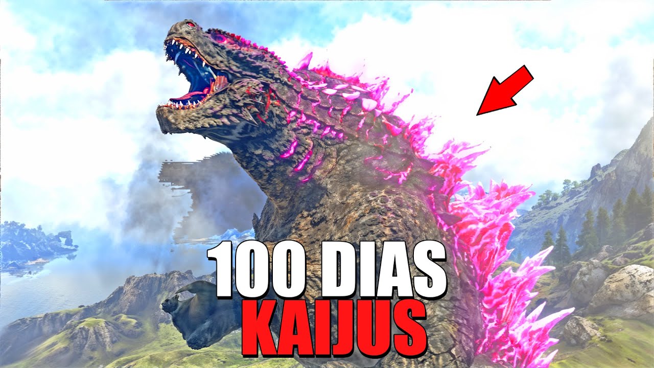 Pase 100 Dias en Ark en un Mundo de Kaijus