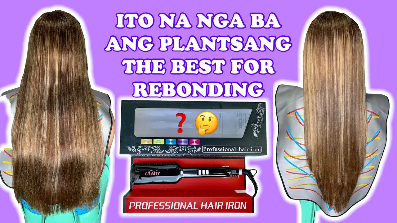 ANO ANG PINAKA MAGANDANG PLANTSA NG PANG REBONDN | ULADY PROFESSIONAL HAIR IRON | BIG PLATE
