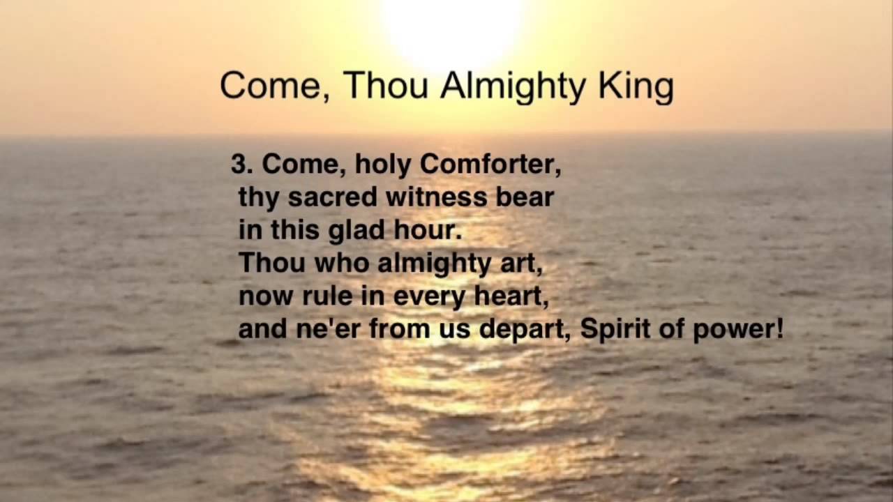 Come, Thou Almighty King (United Methodist Hymnal #61)