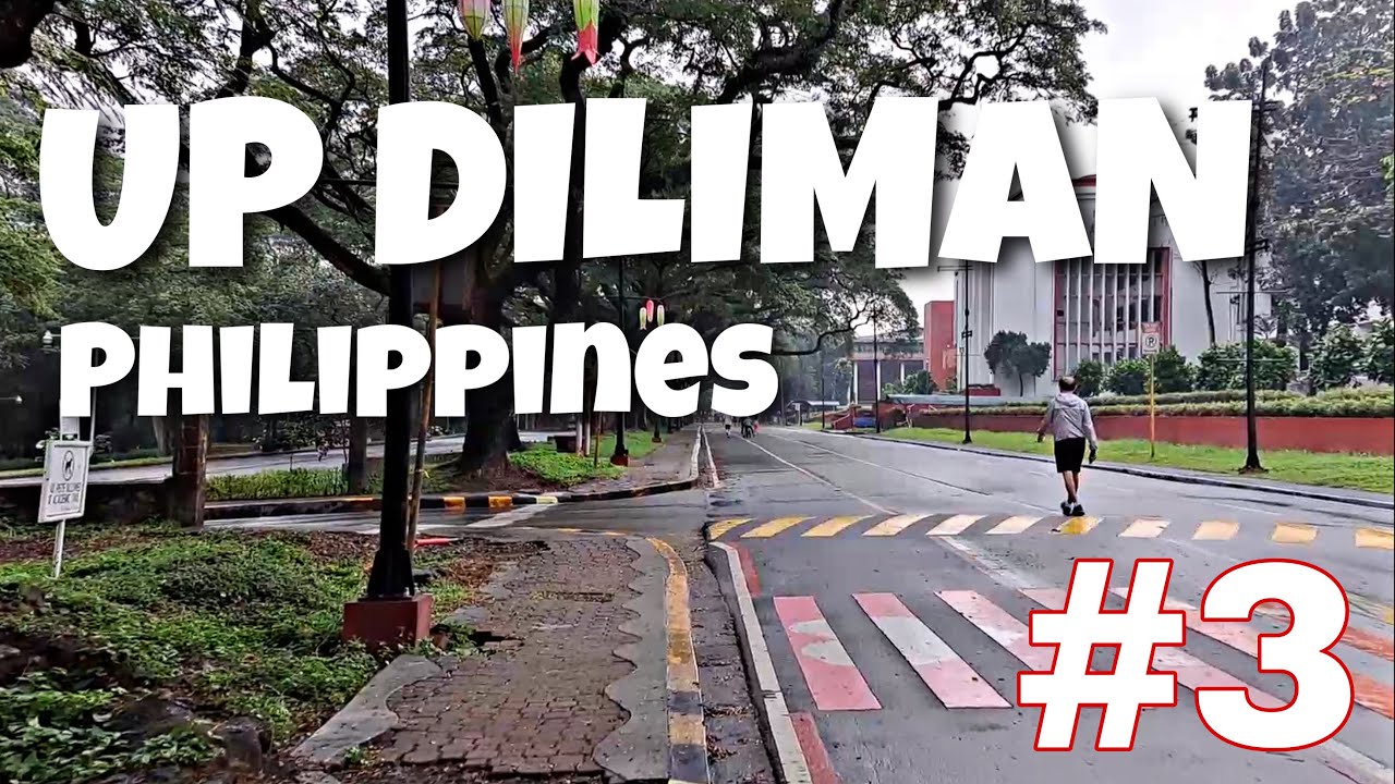 Let'sWalk #3 - UP DILIMAN | University Campus Walking Tour Calming and Relaxing Park & Urban Sounds