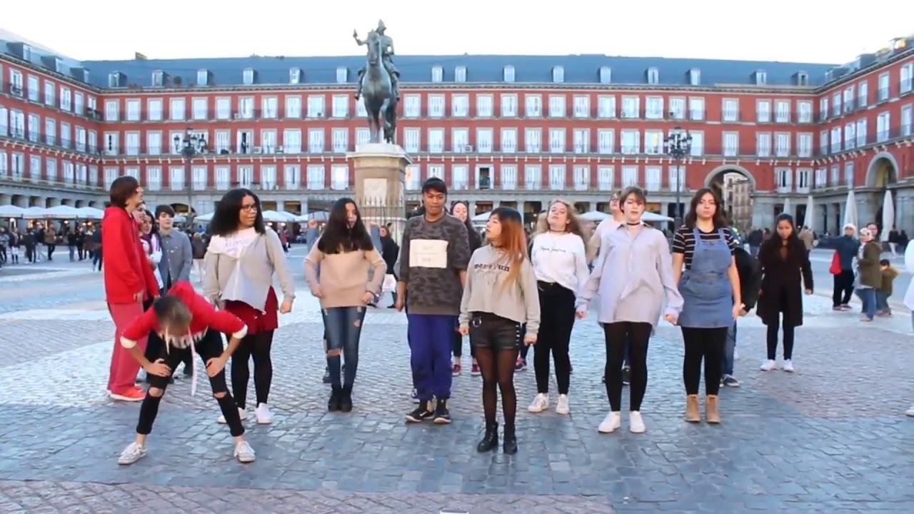Public K-Pop Random Play Dance Challenge in Spain, Madrid (Description)