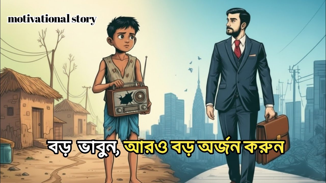 বড় ভাবুন, আরও বড় অর্জন করুন। শিক্ষামূলক গল্প। Motivational story Bangla.