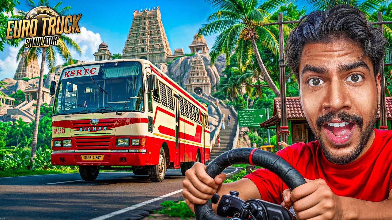 Driving KSRTC Super Fast Bus in Kerala!!