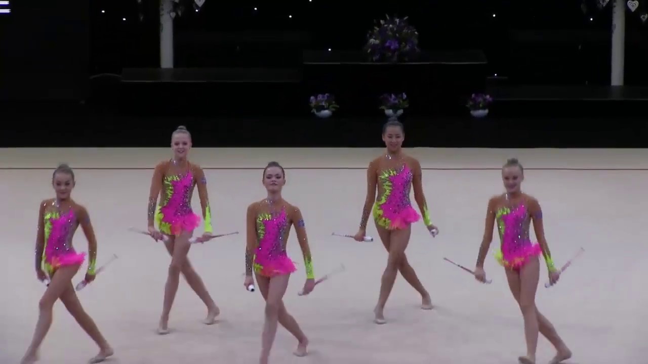 Miss Valentine 2017.FIG RG Junior Group.GF Uppsalaflickorna Junior.5-clubs.SWE