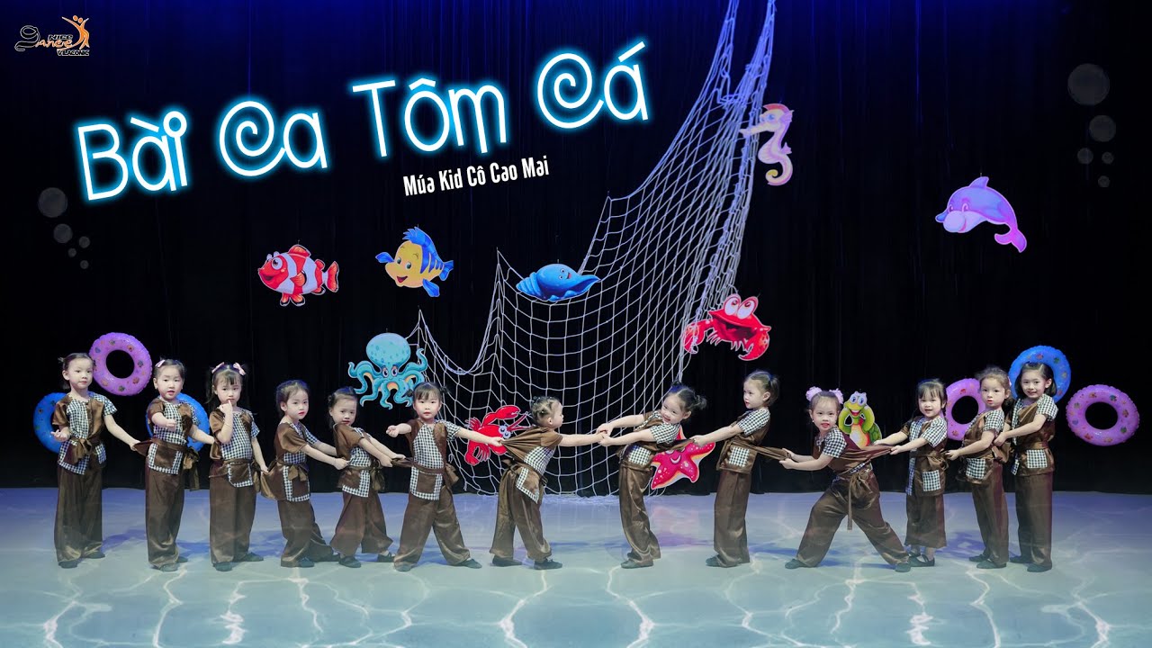 MÚA THIẾU NHI || BÀI CA TÔM CÁ || NICE DANCE