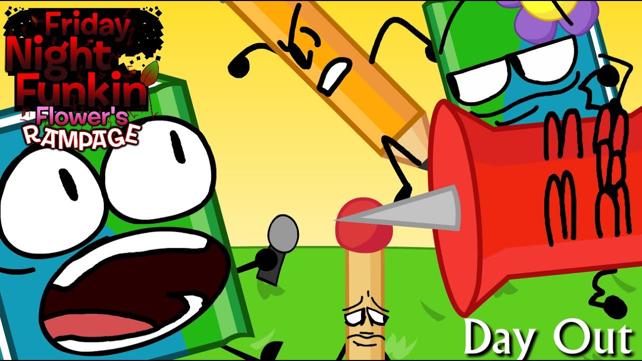 Day Ruined | Flower's Rampage (A Mario Madness BFDI Reskin) | 