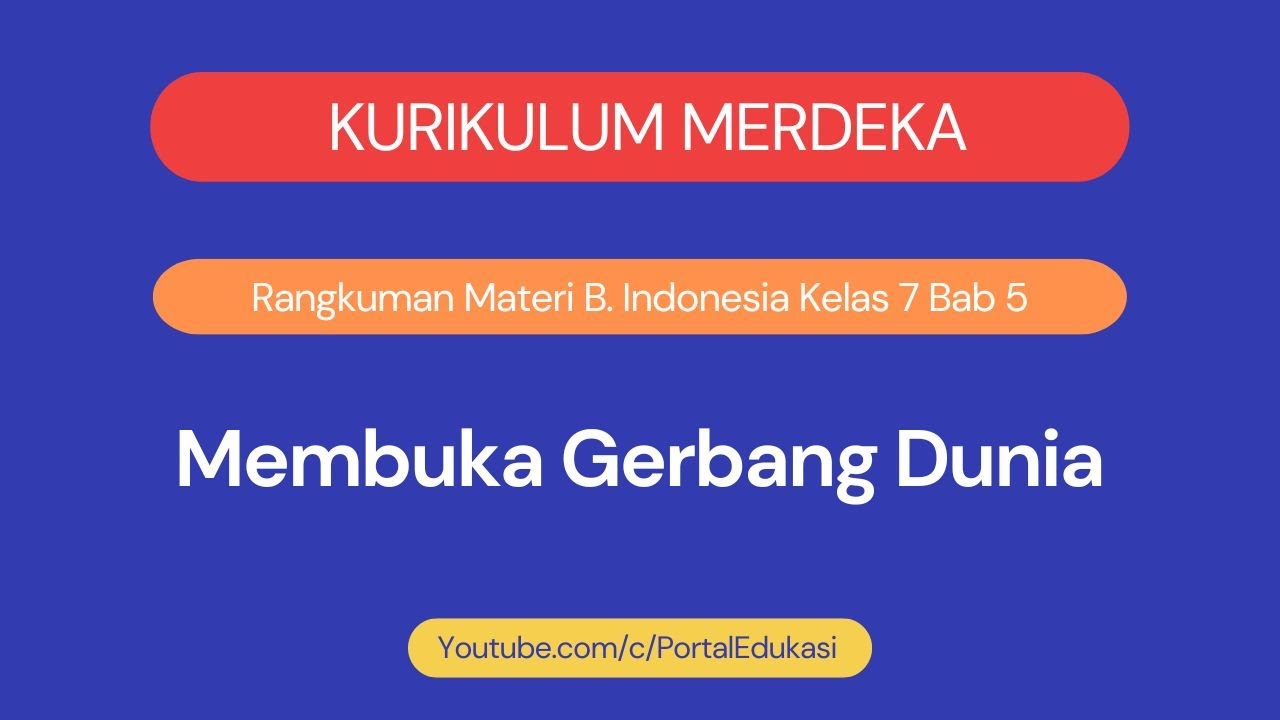 Kurikulum Merdeka Rangkuman Bahasa Indonesia Kelas 7 Bab 5 Teks Tanggapan