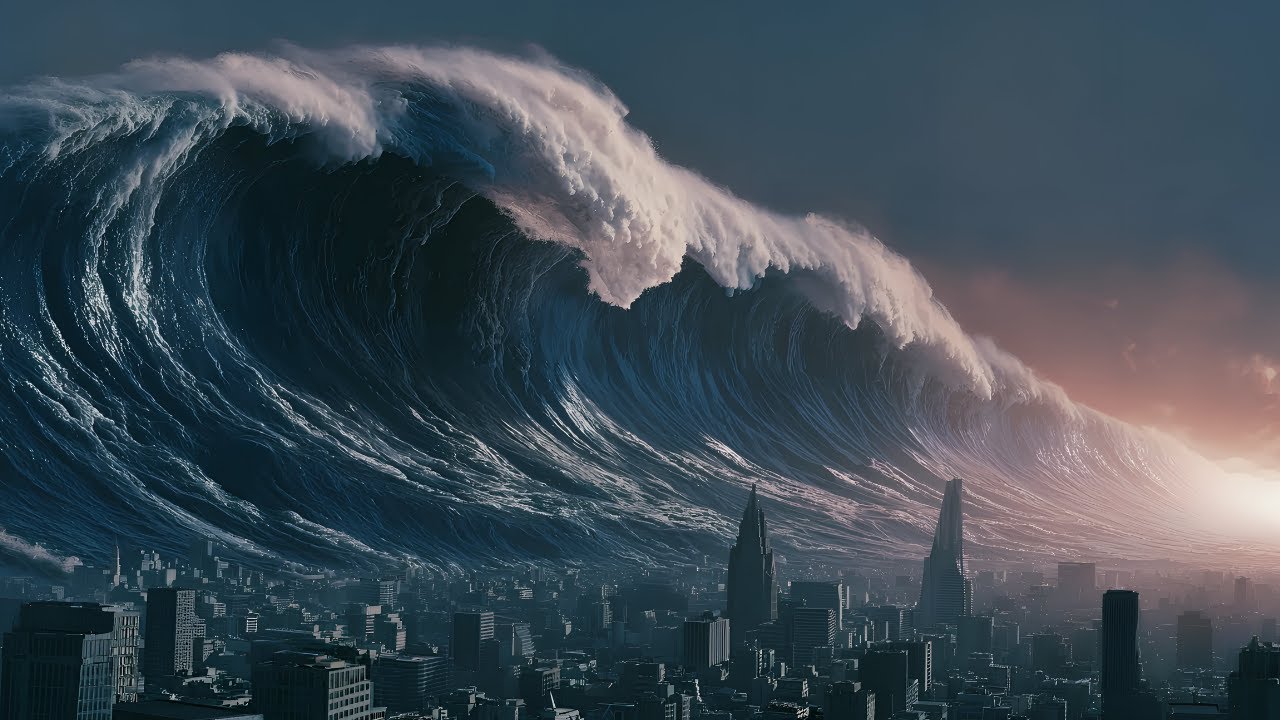 Mega Tsunami DESTROYS The Entire City | The Ocean Takes Over The Streets