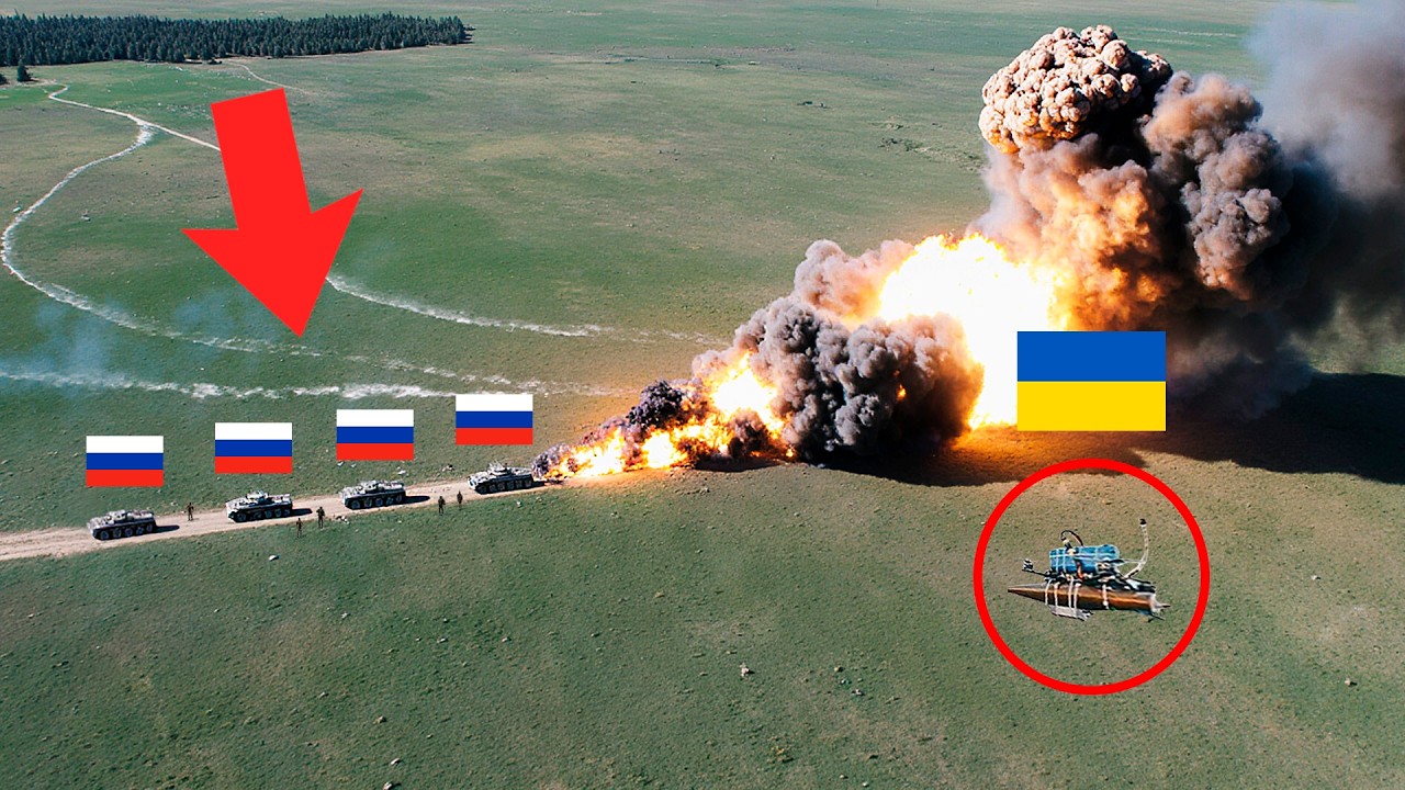 Ukrainian Drones Expose Russian Convoy&rsquo;s Fatal Mistake in the Open Field