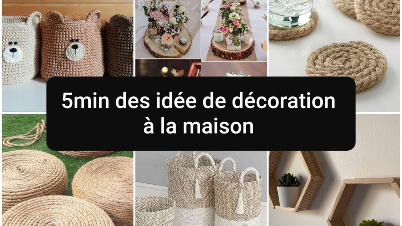 5 minutes  des idée de décoration à la maison  DIY+HACKS que vous voulez faire!