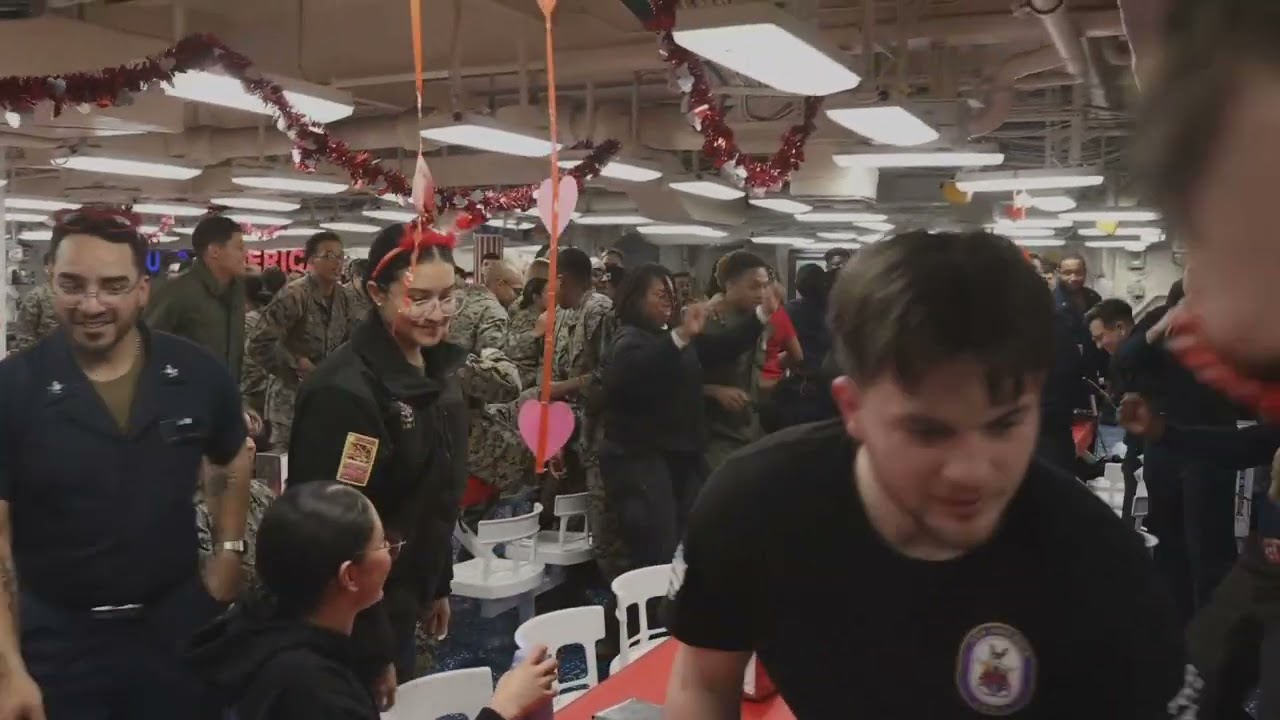 A Day in the Life of U.S. Marines and Sailors aboard the USS America