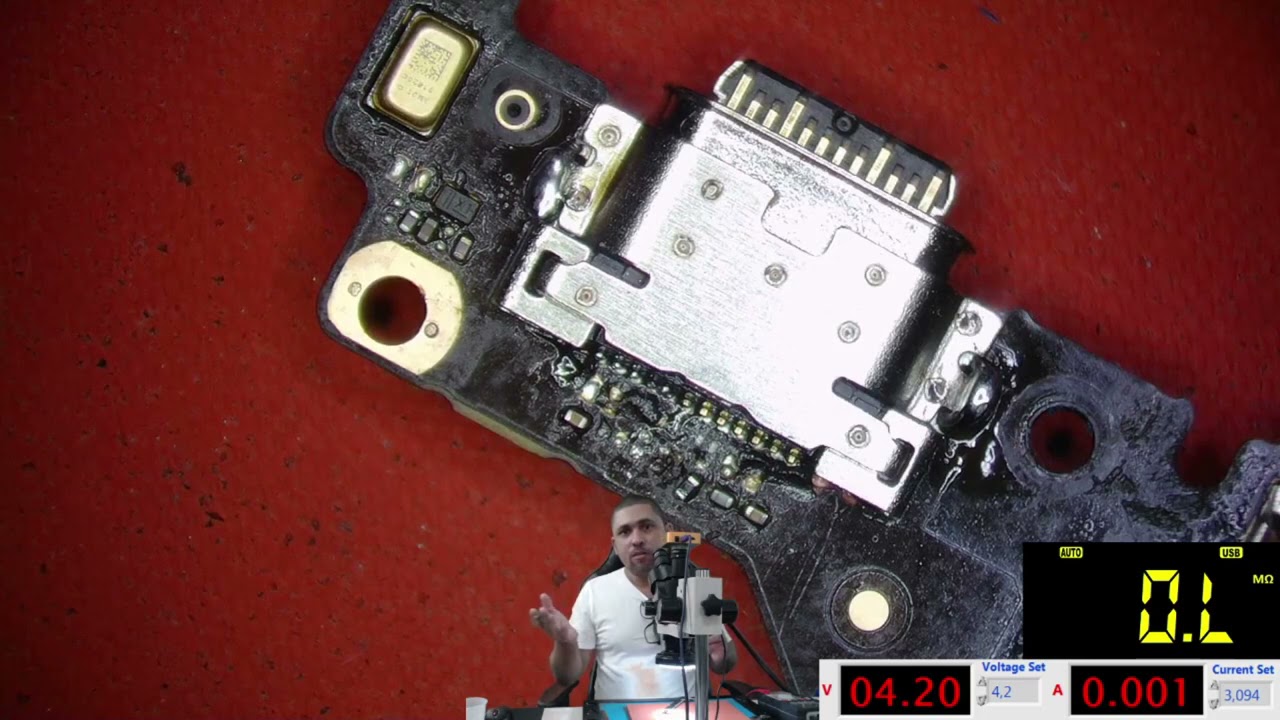 TROCA DE CONECTOR DE CARGA TIPO C MOTO G7 PLUS.