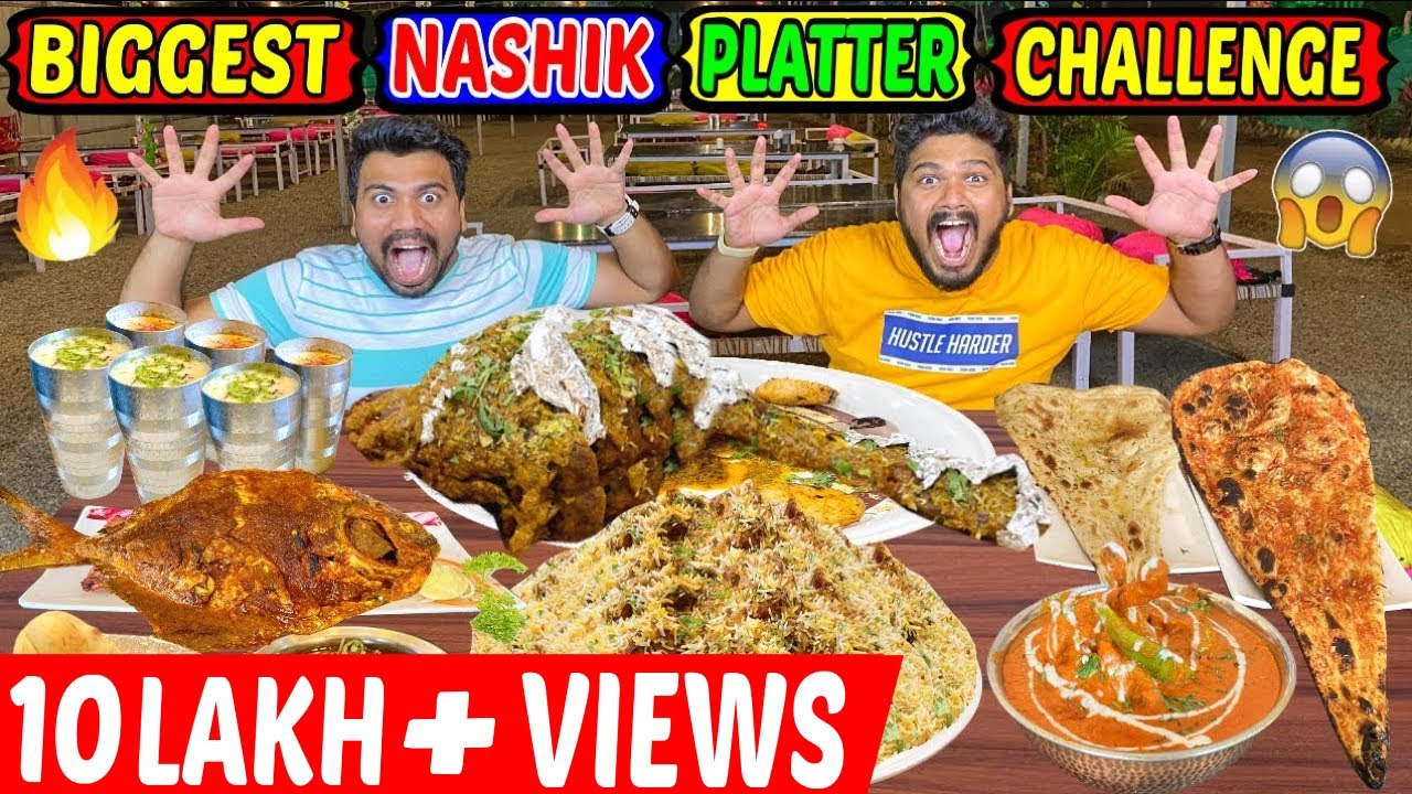 BIGGEST NASHIK PLATTER EATING CHALLENGE | MASSIVE NON-VEG PLATTER IN NASHIK COMPETITION (Ep-426)