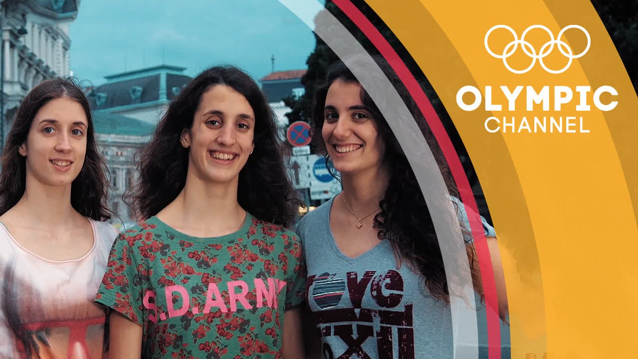 Alexandri Triplets Synchronise to Chase Swimming Dream in Austria | Flag and Family