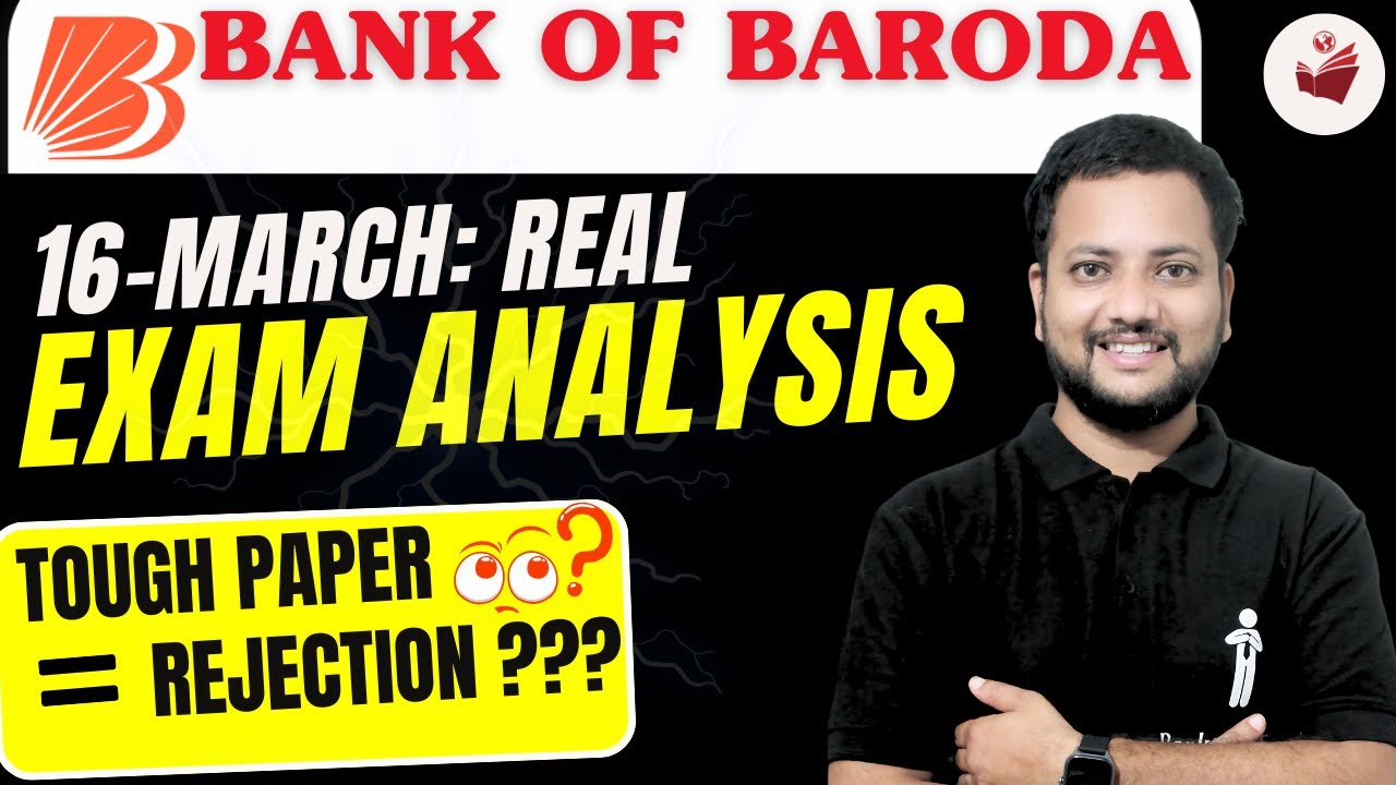 Bank of Baroda SO 2025 🏦 | Real Exam Analysis 📊🎯
