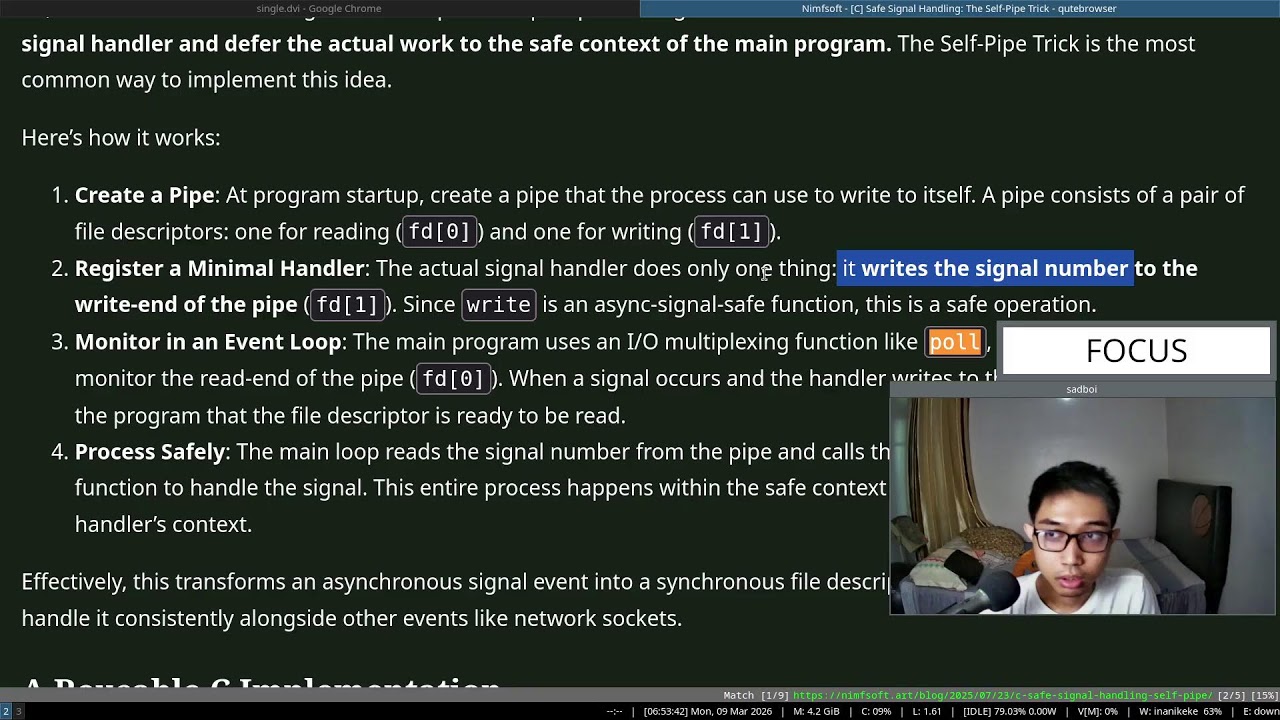 Live study: read along book 