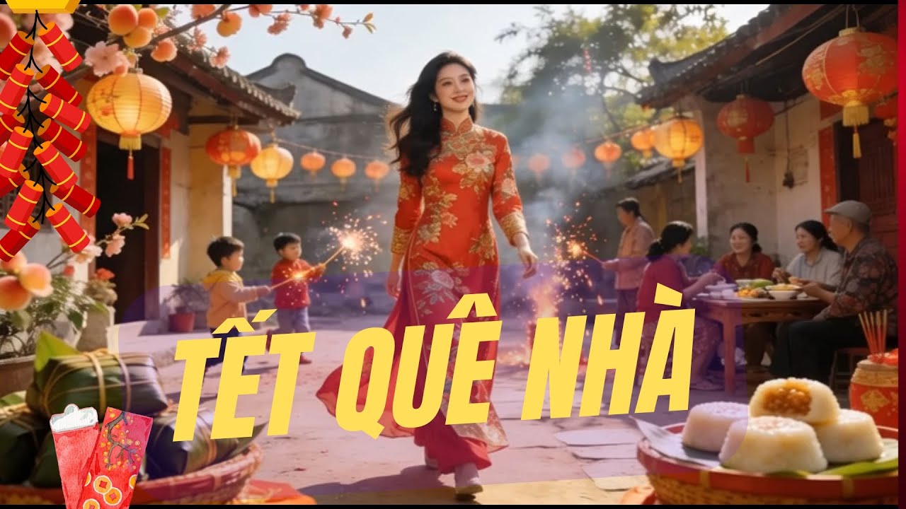 Tết Quê Nhà | Lúa Vàng, Pháo Sáng và Những Bản Nhạc Trống