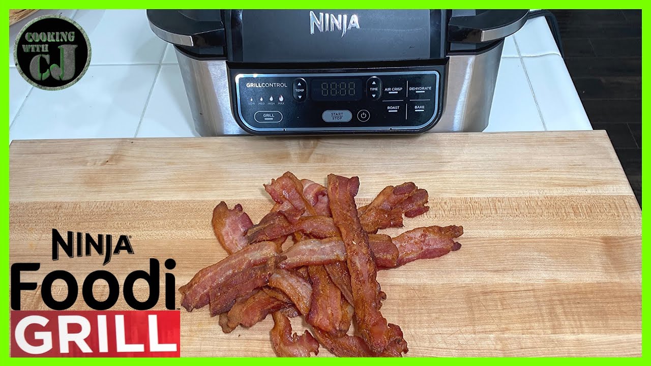 КАК ПРИГОТОВИТЬ БЕКОН НА ГРИЛЕ NINJA FOODI! | Рецепты Ninja Foodi Grill! | Жареный бекон