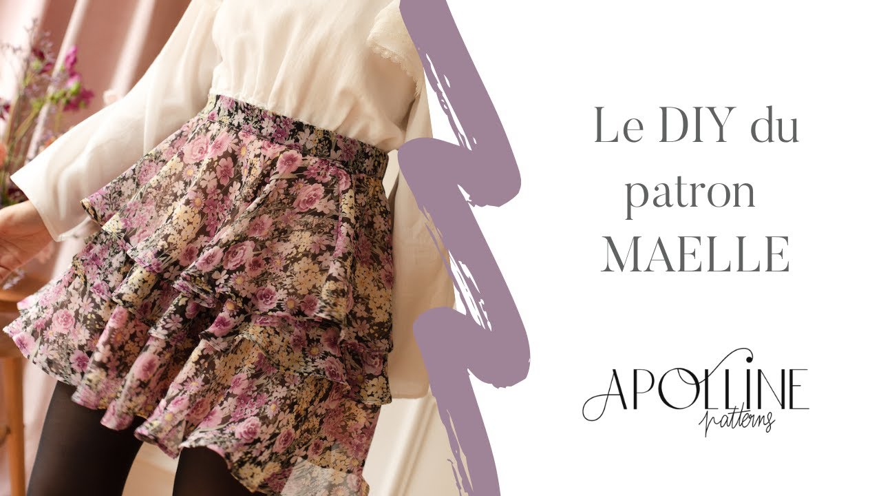 Coudre la jupe MAELLE avec Apolline Patterns