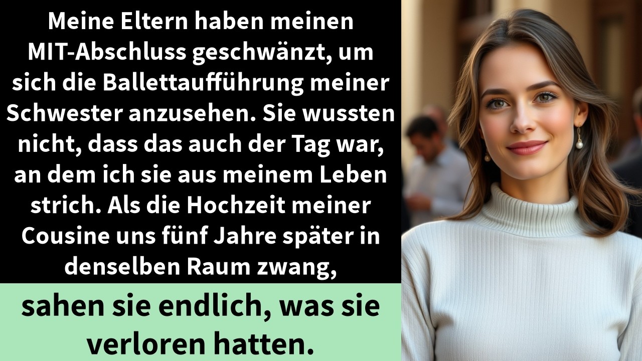 Meine Eltern haben meinen MIT-Abschluss geschwänzt, um sich die Ballettaufführung meiner Schwester