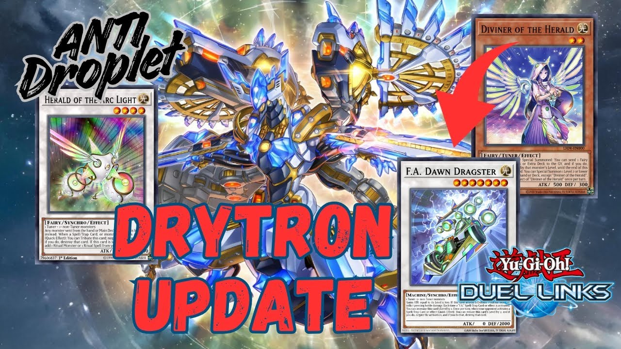 DRYTRON UPDATE|More Broken Than Before !!! |Make 5 Interruptions Consistently [YU-GI-OH! Duel Links]