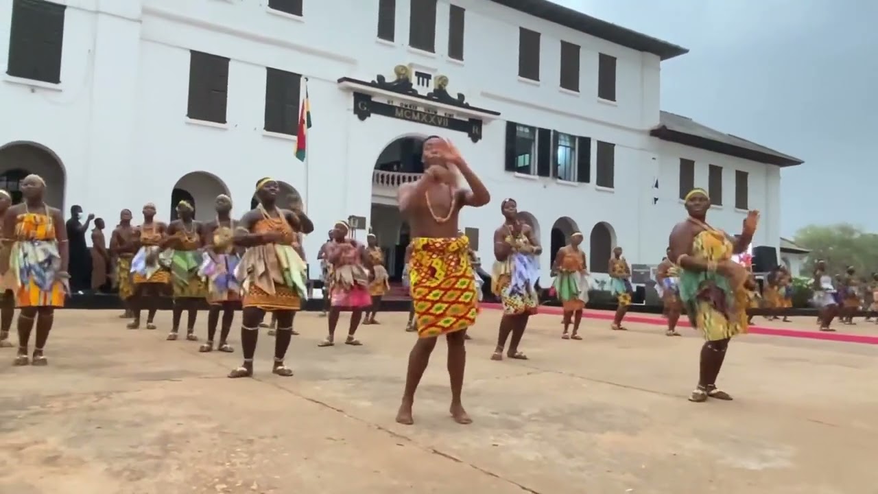 95th Anniversary of Achimota School Akan group performance. Founders Day Durbar