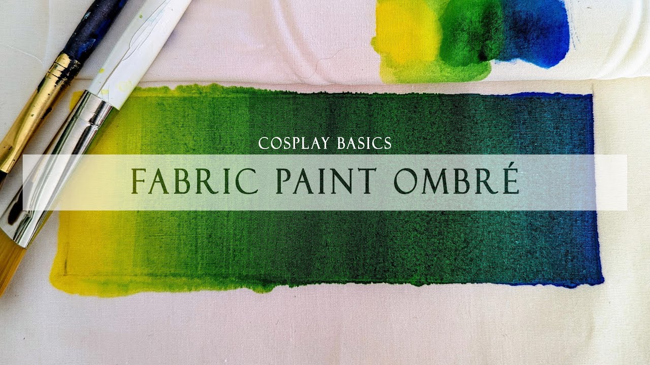Cosplay Basics: Fabric Paint Ombre