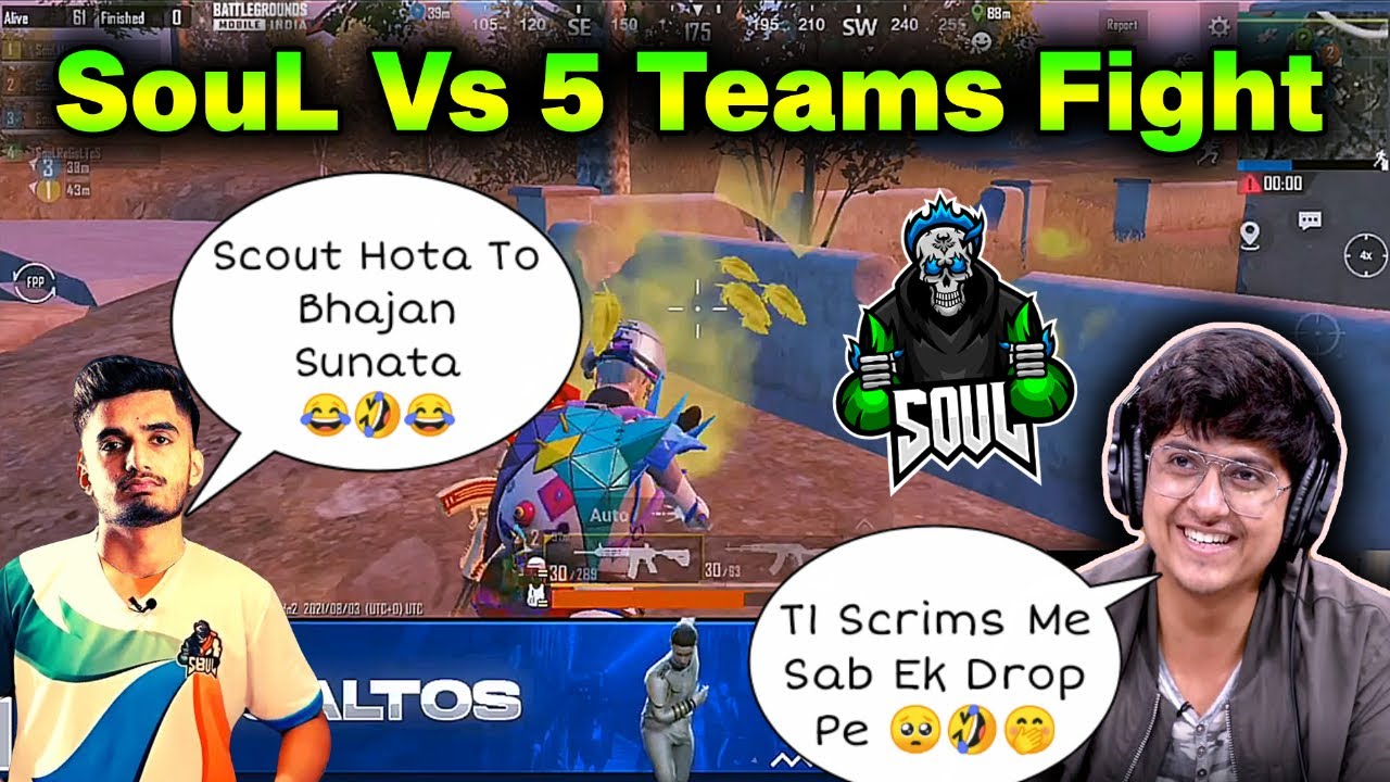 SouL VS 5 Teams In Water City😲 | SouL Vs SG, OR, TAPATAP, RO, RVNG | Jonathan Vs SouL