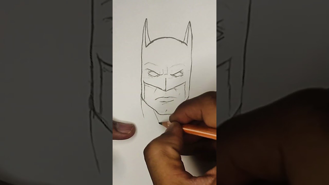 How to draw a Batman face 🦇🦇 