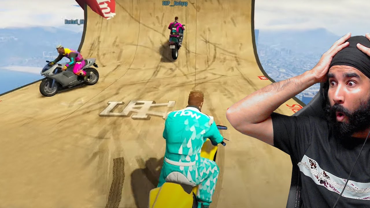 KOI ROK SAKTA HAI KYA : GTA 5 RACES + BIKE GLIDE OP