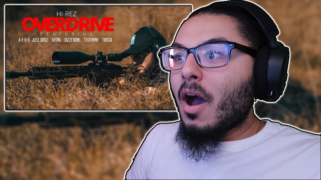 Hi-Rez - Overdrive (Tech N9ne, KR$NA, Joell Ortiz, Twista, Bizzy Bone, A-F-R-O) | REACTION