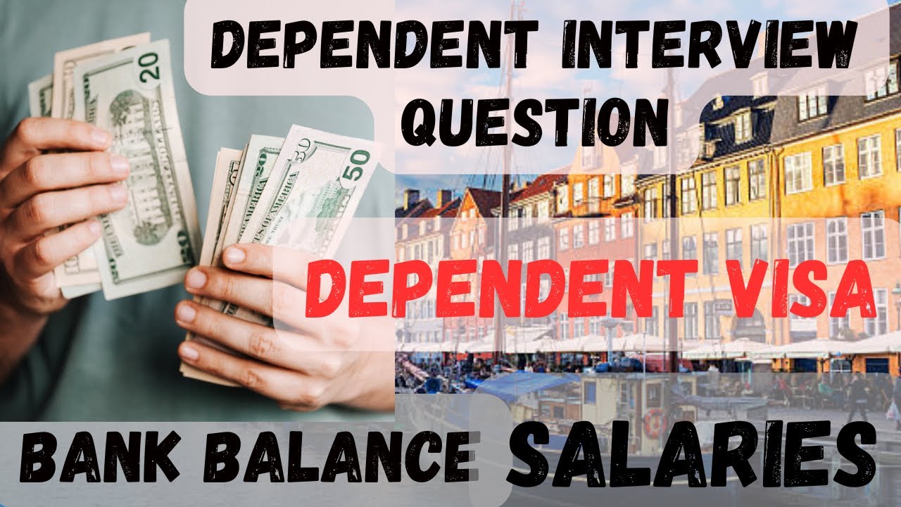 salary in denmark//student/dependent visa//Interview question//Bank balance//ielts/toefl score