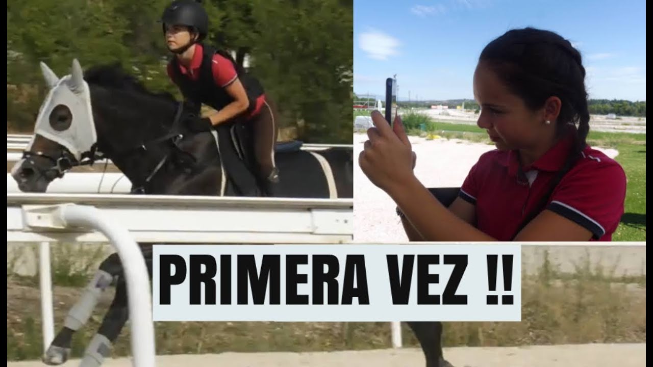 MONTO un CABALLO DE CARRERAS !!
