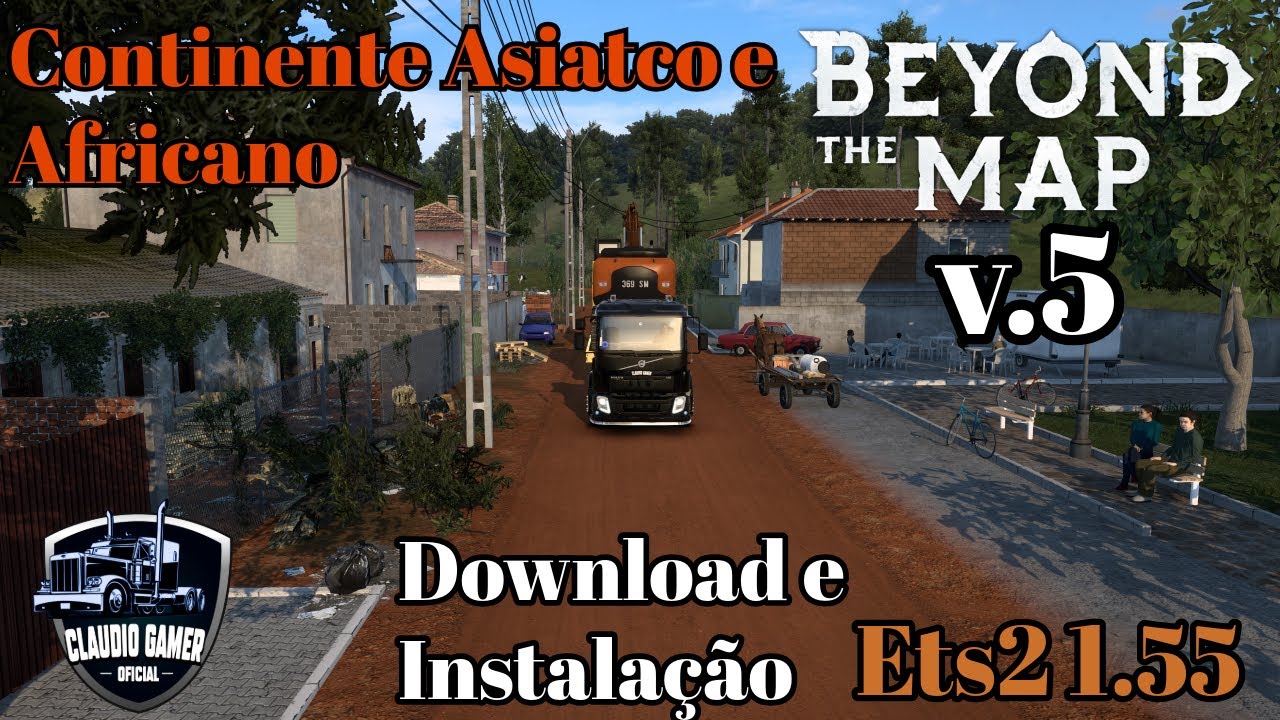 Download e Ativação Beyond Ets2  v.5 Terra Map Para Ets2 Continente Asiático e Africano Ets2 1.55