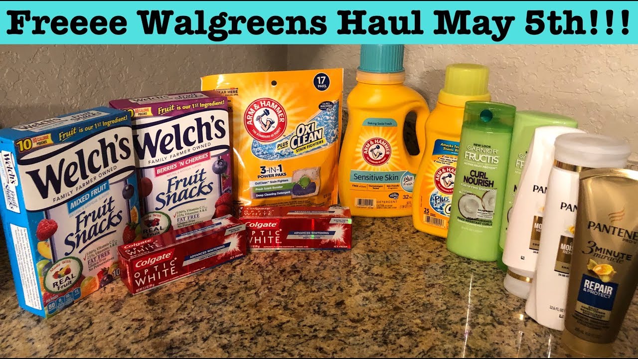 Walgreens Extreme Couponing Haul without Inserts | May 5th!!! Everything was FREEEEE!