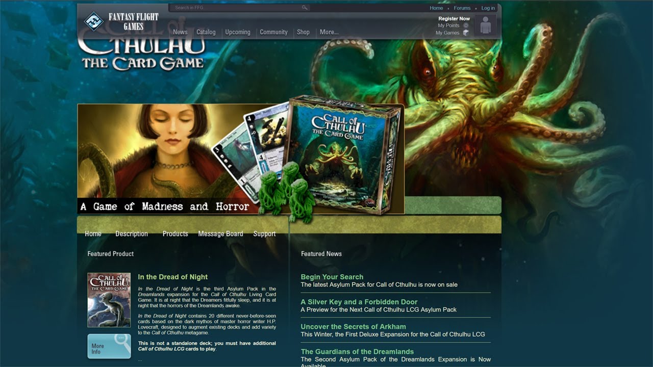 Call of Cthulhu : The Card Game Overview and Tutorial
