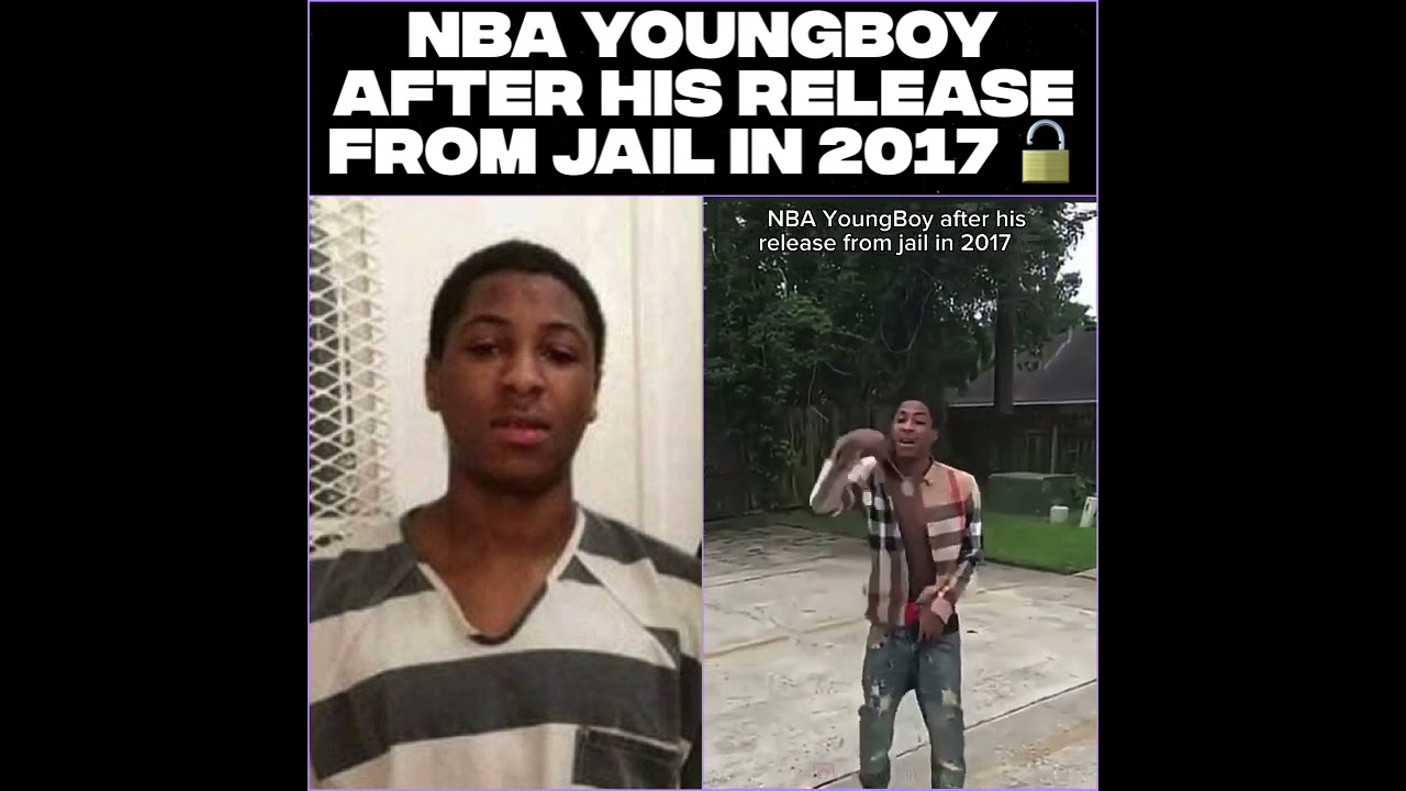 NBA YoungBoy after his release from jail in 2017 🔓⛓️‍💥