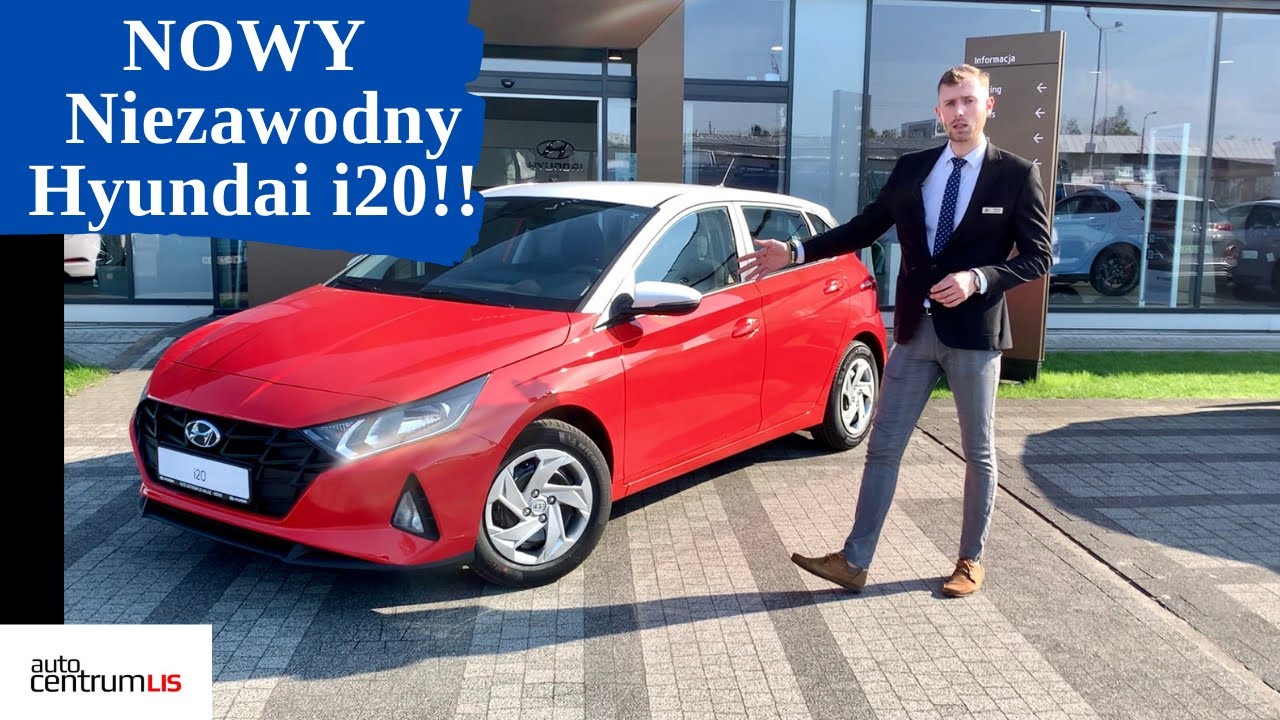 NOWY Hyundai i20, model 2021!! Miejski, i20 z 2020 Auto Centrum Lis Hyundai Kalisz