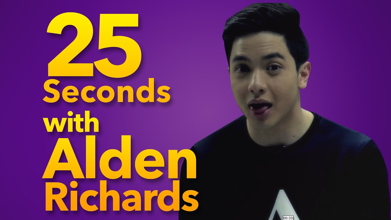 Alden Richards 25-Second Interview