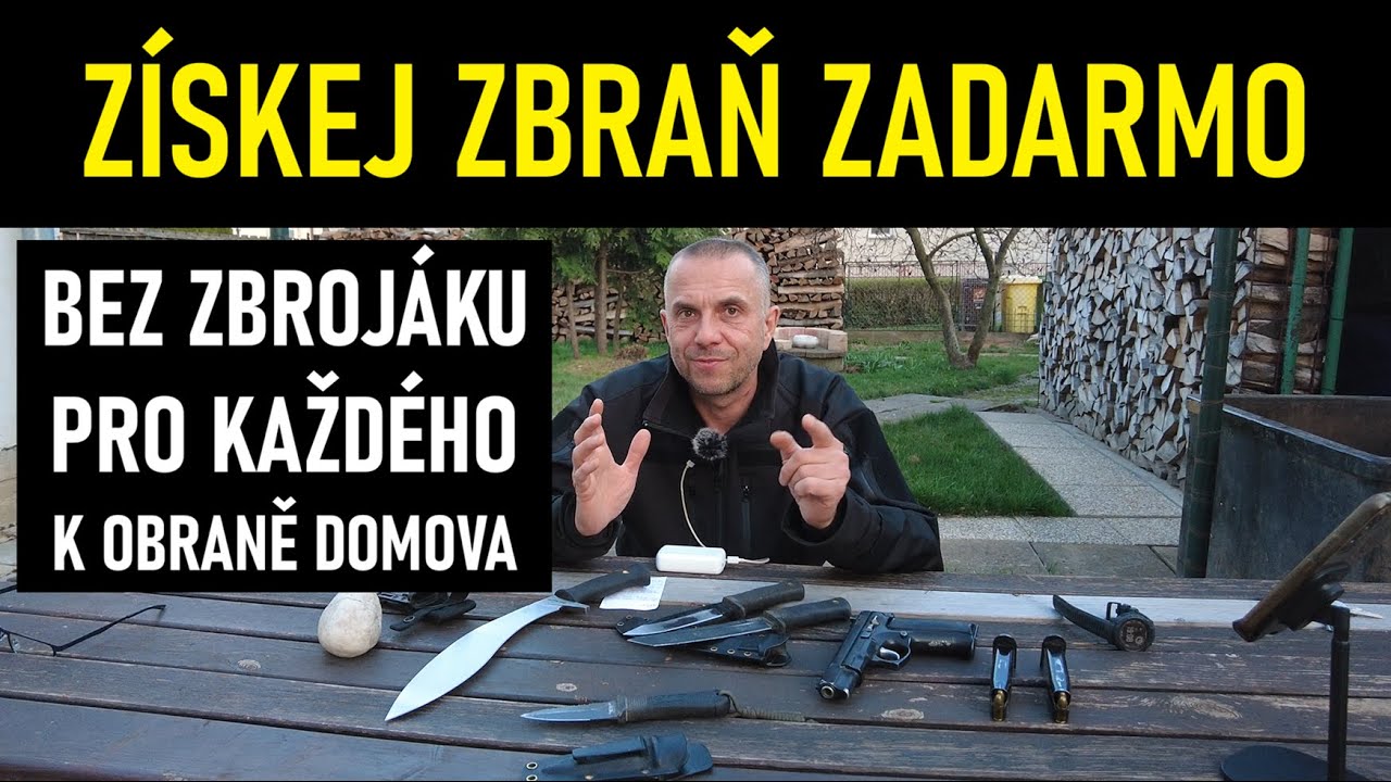 Získej osobní Zbraň ZADARMO, na obranu domova. BEZ ZBROJÁKU!