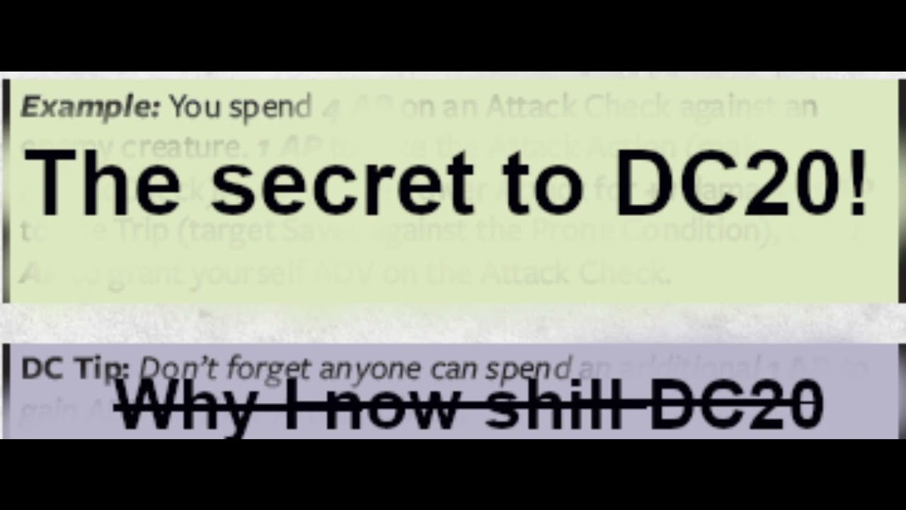 The Secret To DC20's Best Game Design!