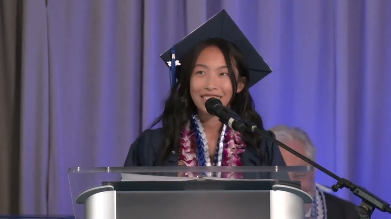 Kayte Chan ’25 Speaks at the Class of 2025 Graduation