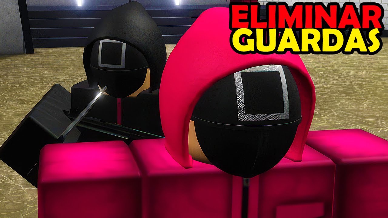 Fui GUARDA DE PRETO contratado para ELIMINAR OS GUARDAS no SQUID GAME no Roblox