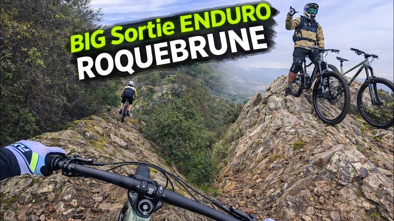 🌳🏔️SORTIE ENDURO de FOU à Roquebrune sur les Spé du Roc d'azur avec @06frenchrivieramtb #4k #60fps 