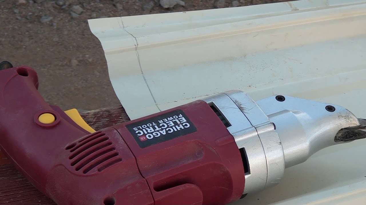 Cutting Metal Roofing, The Tools I Used