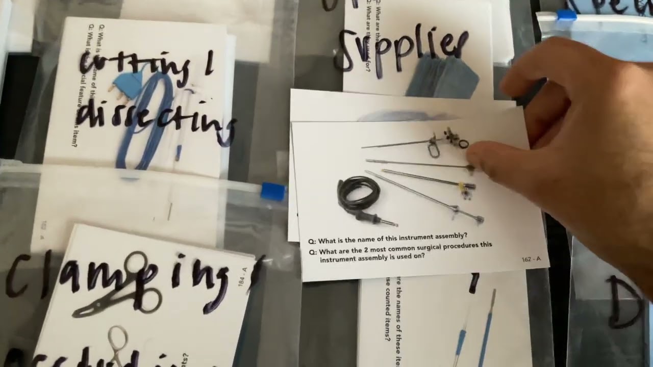 Unpack your Mock Instruments and Flashcards (part 2)