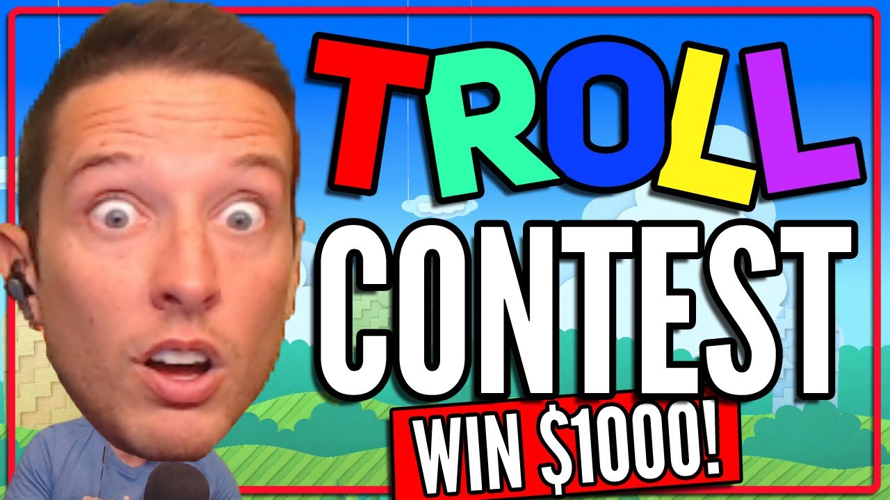 MAKE ME LAUGH, WIN $1000!!! | Super Mario World TROLL Level Contest