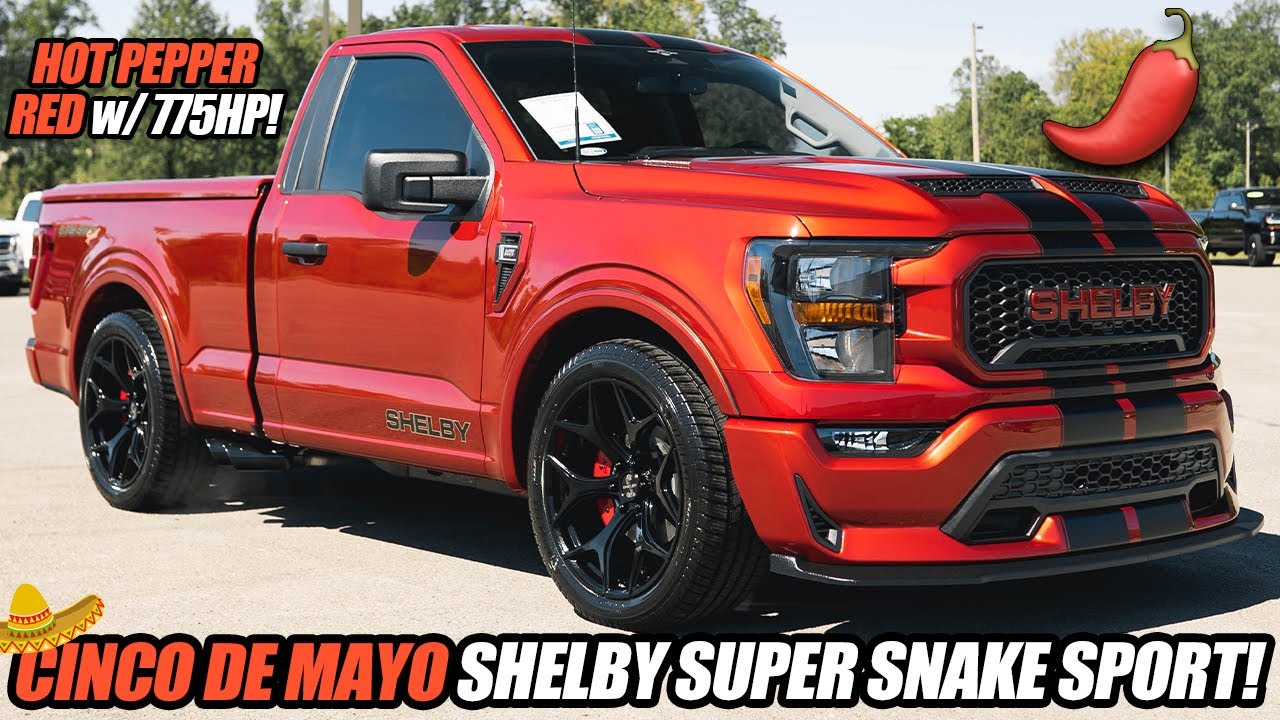 Cinco de Mayo SPECIAL EDITION - Hot Pepper Red 2023 Shelby Super Snake Sport F-150 775HP
