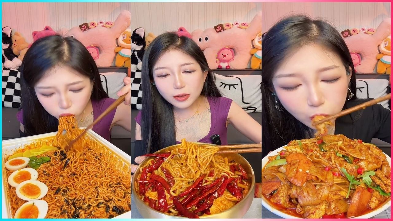 ASMR Mega Crunch & Sip 🌙 먹방 サクサク 바삭 Real Eating Sounds (No Talking) 🔥 vlog5